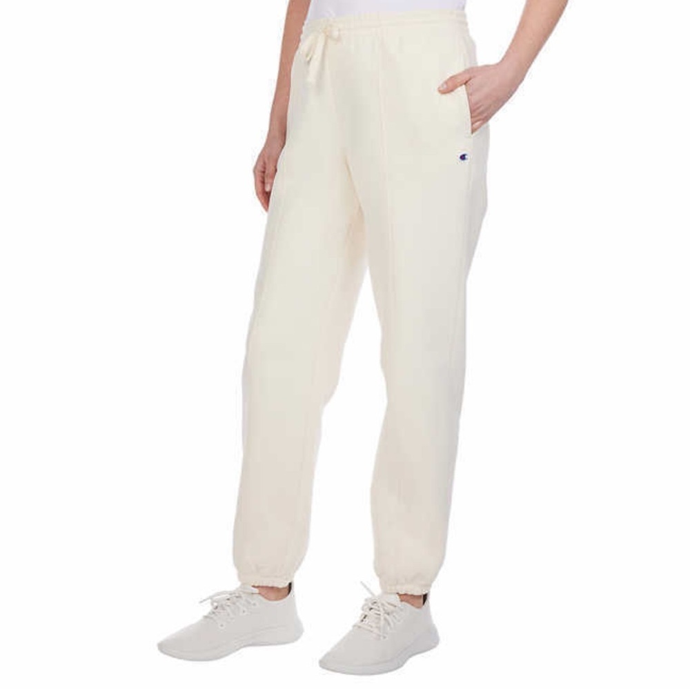 Champion Women's Cream Extra Soft Joggers Size Large